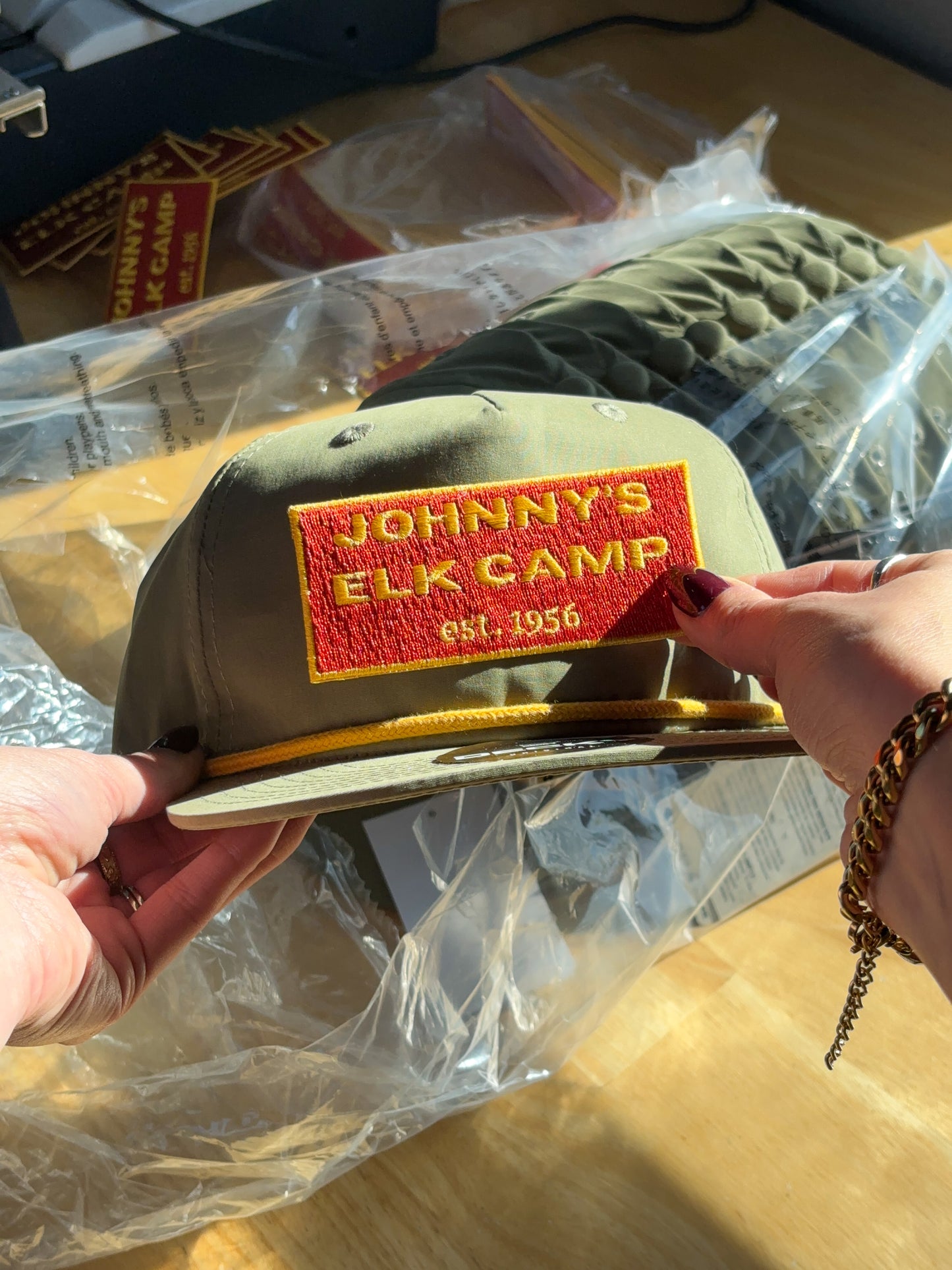 “Johnny’s Elk Camp” Rope Hat