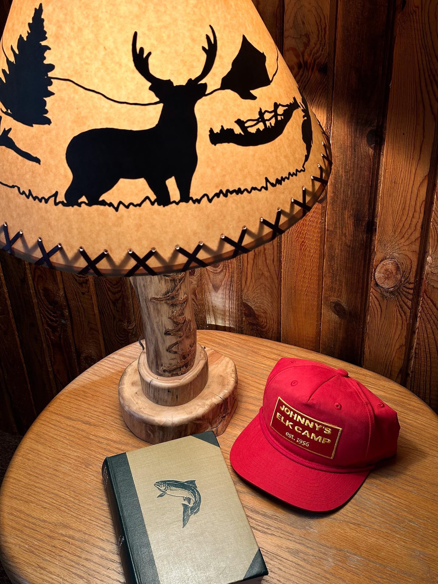 Johnny’s Elk Camp” Granola Cowgirl Hat in Red