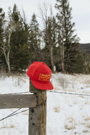 Johnny’s Elk Camp” Granola Cowgirl Hat in Red