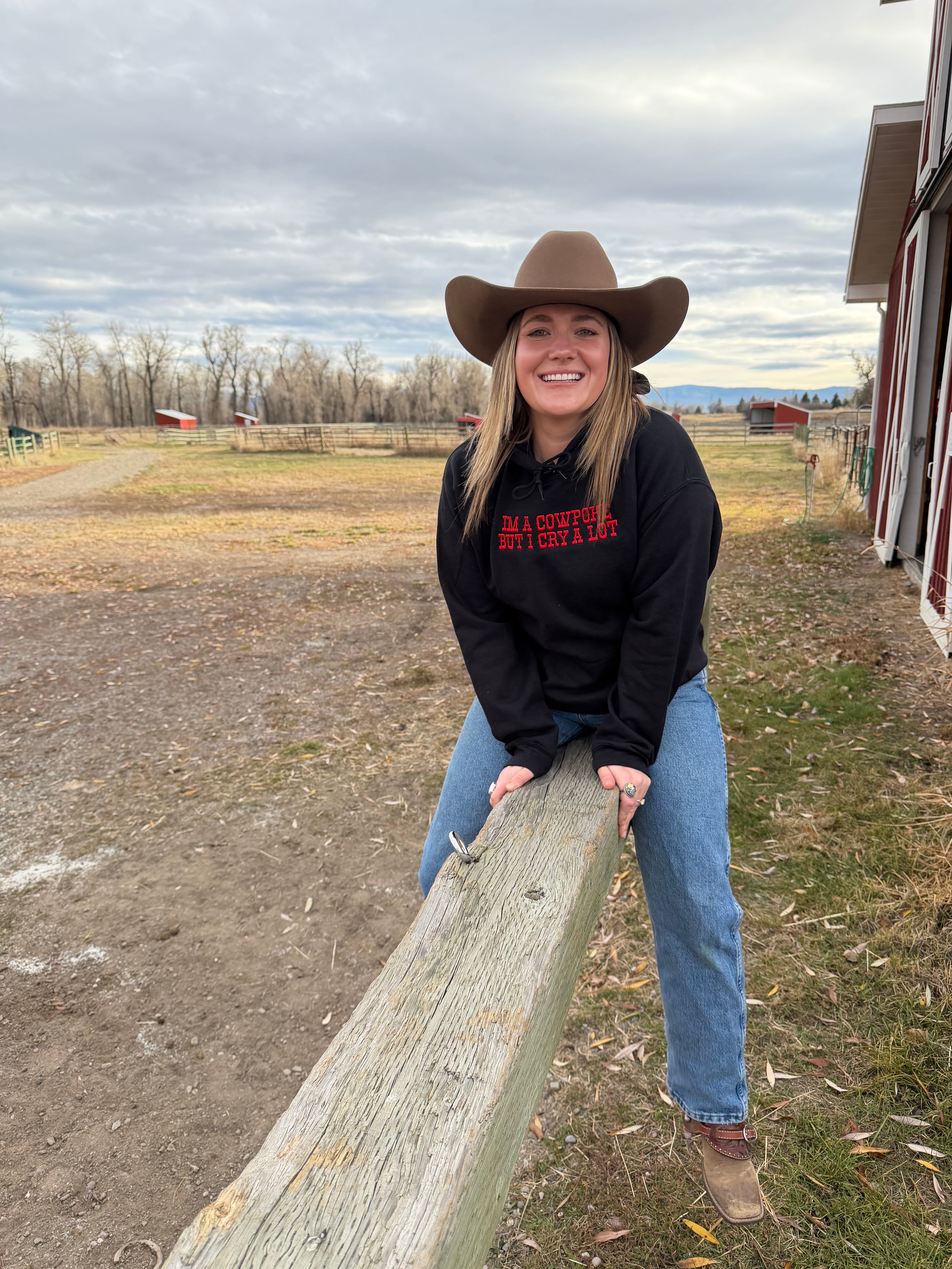 “I’m A Cowpoke But I Cry A Lot” Hoodie