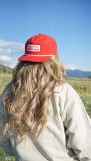 Play That Sad Cowboy Music Rope Hat - Red
