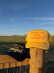 "Support Your Local Cowgal" trucker hat