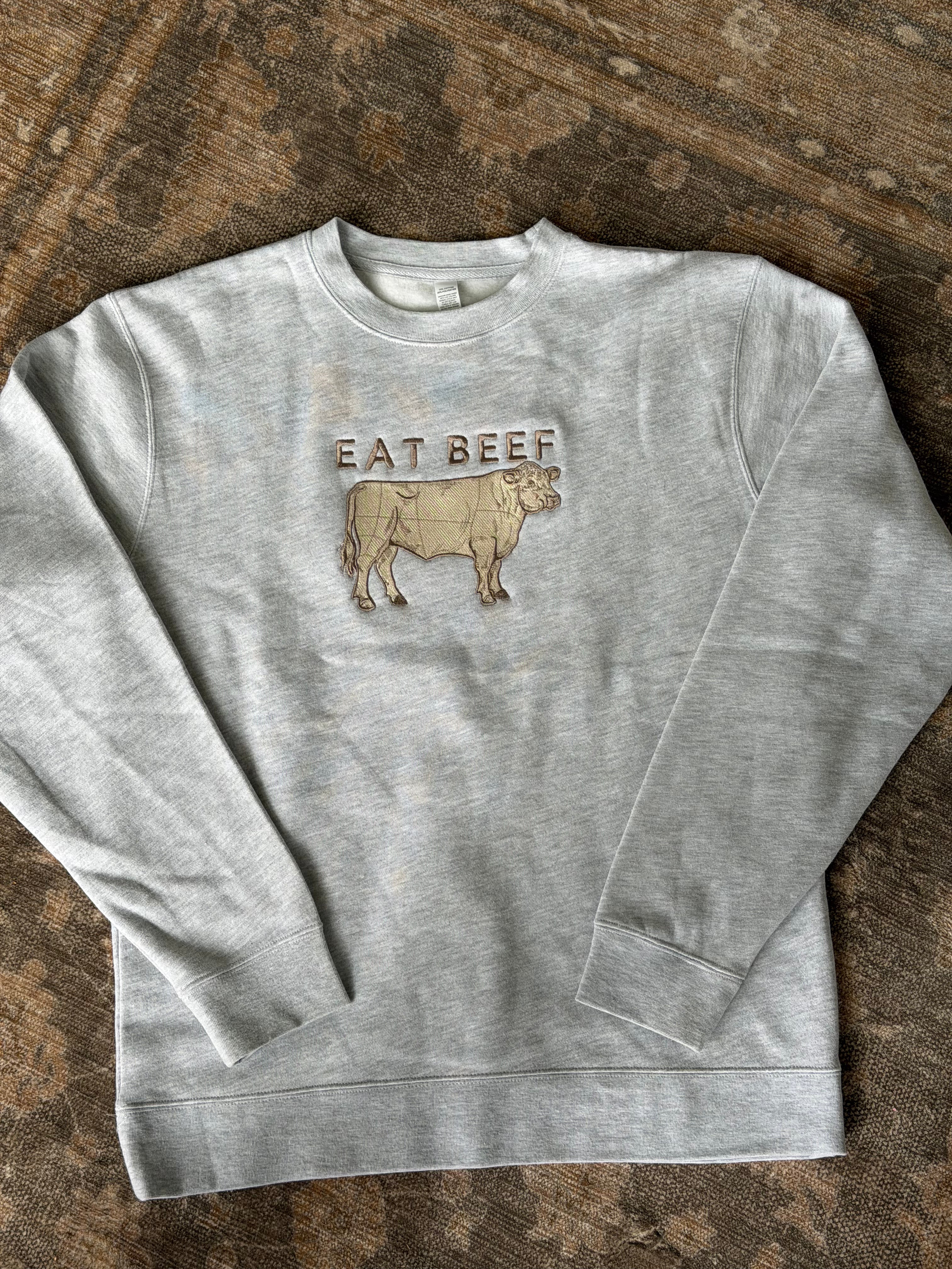 "EAT BEEF" Crewneck