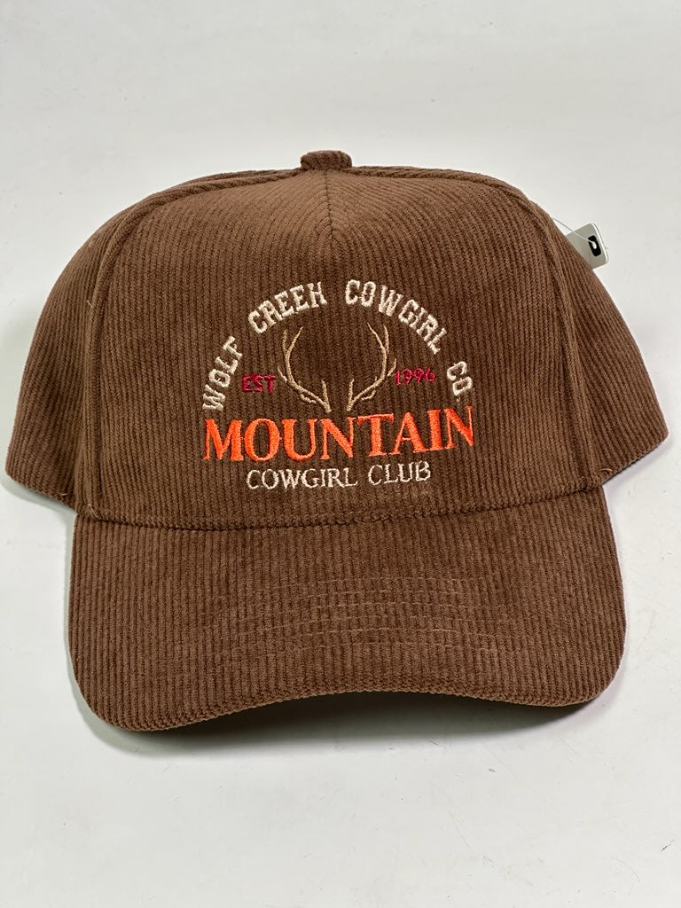 "Mountain Cowgirl Club" trucker hat