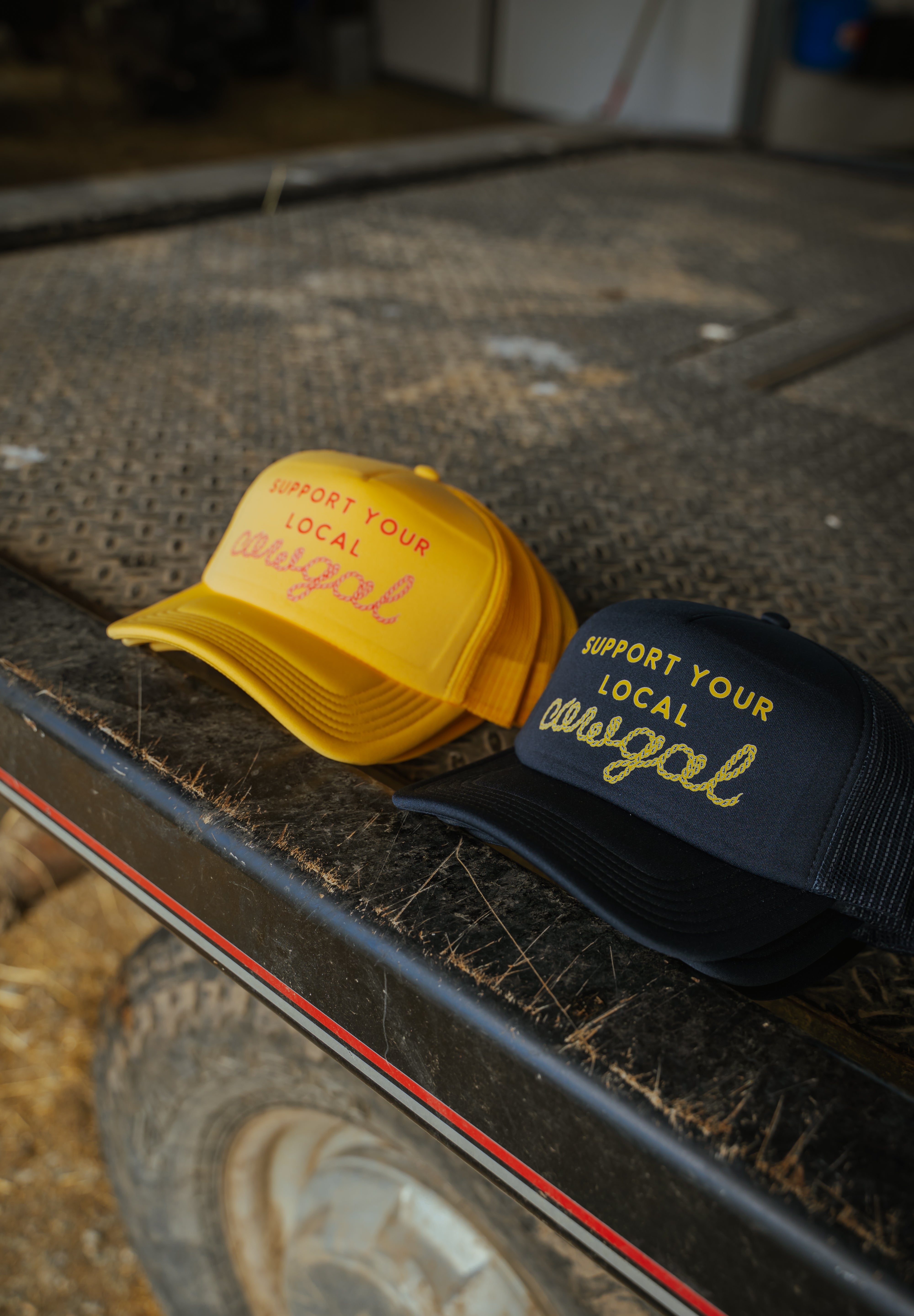 "Support Your Local Cowgal" trucker hat