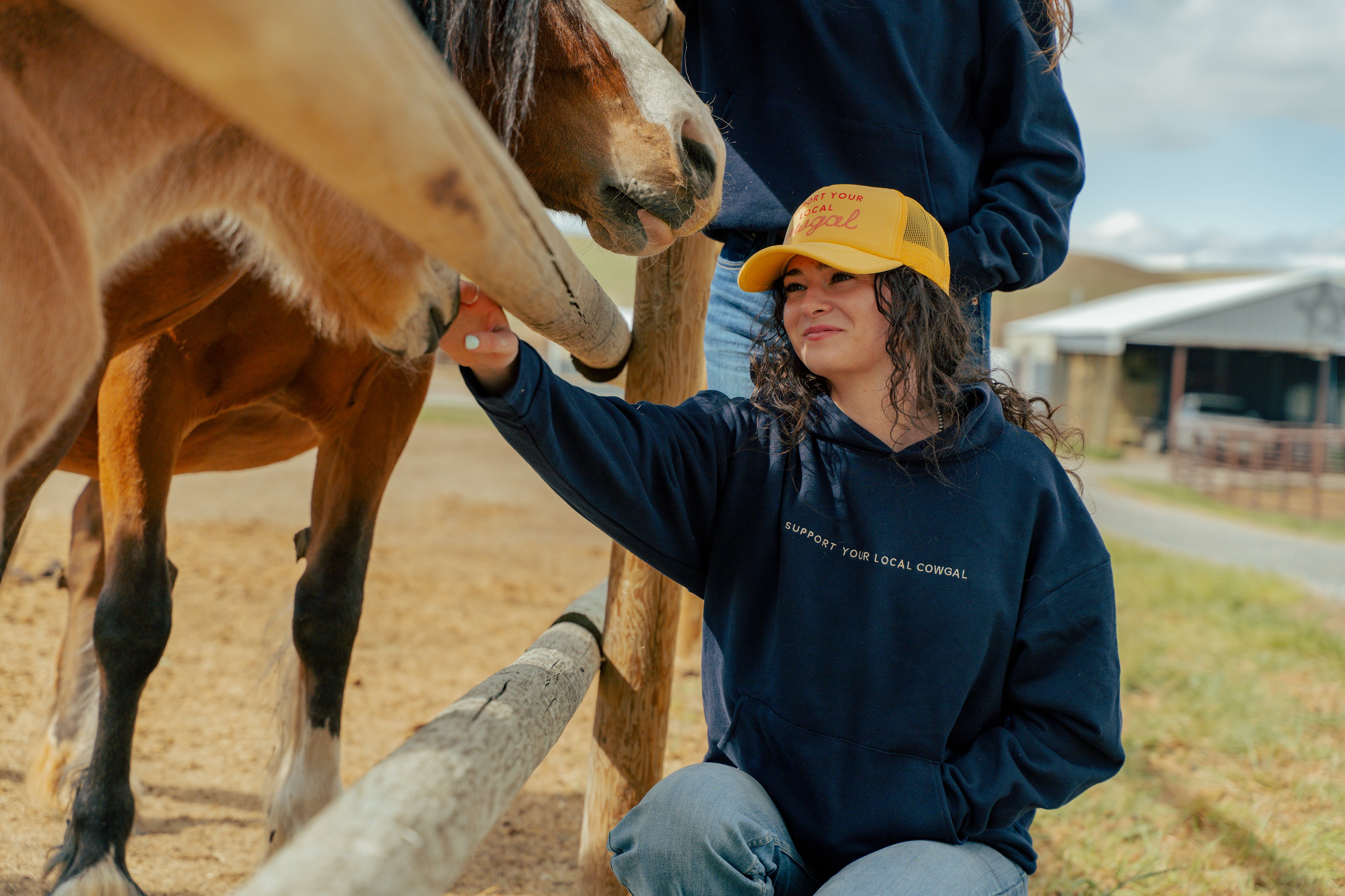 "Support Your Local Cowgal" hoodie