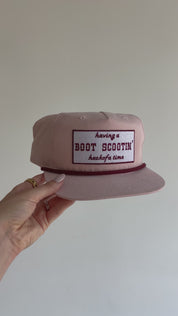 “Having A Boot Scootin’ Heckofa Time” Rope Hat